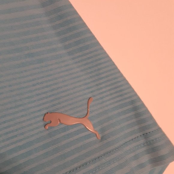 Puma Men's U.S. Open Torrey Pines 121st SS Striped Polo Shirt Size L - Picture 6 of 8